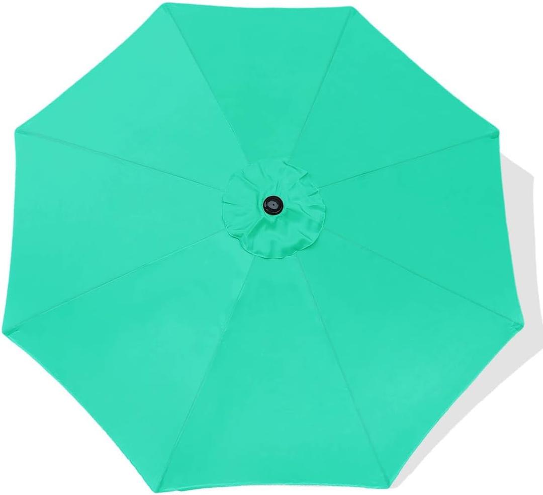 ontheway 11FT Patio Umbrella Enhanced Replacement Canopy Market Table 8 Ribs Umbrella Canopy