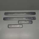 4 Pcs Stainless Steel Door Sill Protector for Toyota Tacoma 2016-2023, Door Sill Guards,Stainless Steel Car Door Entry Guard Plate Trim Cover
