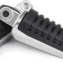 Motorcycle Footpegs, Front & Rear Foot Rest Foot Peg Footrests Black fits for Suzuki DL650 V-Strom 650 GSX1300R 2008-2012