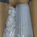 AWTATOS Shoe Rack, 8 Tier Shoe Storage Cabinet with Door, 32 Pair Shoe Organizer Shelves for Closet Hallway Bedroom Entryway, White