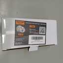 BESTTEN Keyed Entry Door Knob with Lock, Interior and Exterior Door Lock, Standard Ball, Satin Nickel