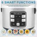 AROMA Select Stainless Rice Cooker, 4-Cup (Uncooked) / 8-Cup (Cooked), 2 Qt, Stainless Steel Inner Pot, Multicooker, Steamer, Stainless Steel, ARC-914SBDS