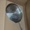 Amazon Basics Tri-Ply Stainless Steel Fry Pan, 12 inch, Silver, Evenly Distributes Heat, Sturdy Handle