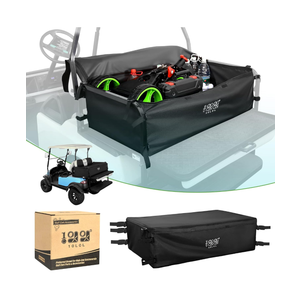 10L0L Cargo Bag for 4 Passenger Golf Carts, Storage Grocery Shopping Bag for Yamaha, EZGO TXT/RXV, Club Car DS/Precedent Golf Cart