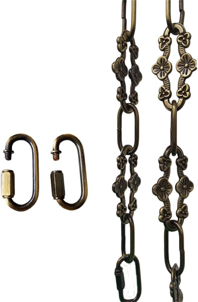 30 inch Antique Bronze Finish Decorative Plum Buckle Chain for Hanging, Lighting