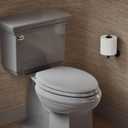 KOHLER 4733-RL-G9 Glenbury ReadyLatch Quiet Close Elongated Toilet Seat, Soft Close Toilet Seats, Sandbar