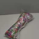 2 Packs Outdoor Artificial Hanging Flowers with 3D Magnetic Butterflies, UV Resistant Faux Silk Blooms for Spring Summer Porch Patio Balcony Decor, Violet & Red