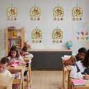 Cinrobiye 24 Sets Lent Crafts Kits for Sunday School Pray Fast Give Hanging Sign Christian Easter Sunday School Craft Bulk DIY Crafts for Kids Classroom Church VBS Activities Decorations