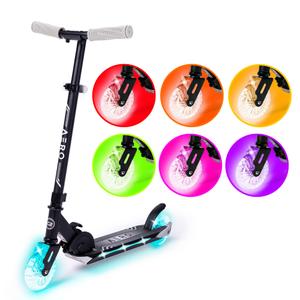 AERO MOBILITY Two-Wheel Kick Scooter for Kids 5-7 with Light Up Wheels