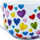 Large 24oz Coffee Cups Soup Mugs with Handles Traditional Large Cup Large Bone China Coffee Mugs Cup for Soups Cereals