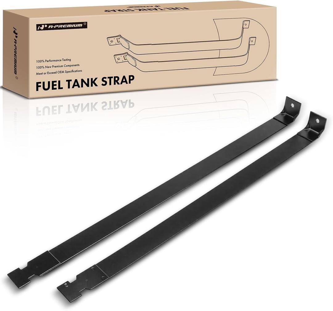 A-Premium Set of 2PCS Fuel Tank Straps Compatible with Ford F-150 F-250 1980-1996 F-350 1980-1996 F53 F59 F Super Duty 1988-1996 F-100 1980-1983