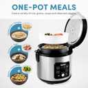 AROMA CoreCoat Digital Rice Cooker & Steamer for Brown Rice with Nonstick Ceramic Coating (8 Cups Cooked, 4 Cups Uncooked)