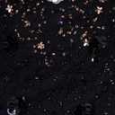Adrianna Papell Women's Petite Beaded Tank Dress, Size 10 (Black)