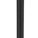 Design House Oakmont Outdoor Lamp Post, Integrated Outlet, Weather-Resistant, Powder-Coated Steel, 15.5-in. Plastic Cross-Arm, Easy Installation, Black, 3 in. Diameter x 80 in. H, 579714, Lamp Post with Outlet