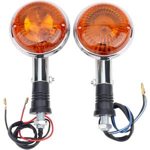 AHL Turn Signal Indicator Light Compatible with:Yamaha V Star 650 1998-2004/Virago 1000 1984-1985/Virago 1100 1986 1987 1988-1999/Virago 250 1995 1996 1997 1998 1999 2000 2001 2002 2003 2004 2005 2006
