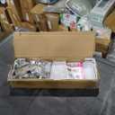 Upsimples Acrylic Shelves for Bathroom Storage, 15" Floating Shelves Wall Organizer for Perfume, Make up, Skincare, Kids Bookshelf for Bedroom, Nursery, Living Room Decor, Clear, 4 Pack