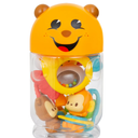 Smart Steps Tiny Nibbles Dishwasher Safe Teethers, 5 Piece Set, 3 Months and Up, Yellow