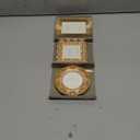 Classic Gold 1920s Mini Frame Set/Set of 3/2.5x2.5 & 2.5x3.5 In | For Tabletop Display | Perfect for Home Decor, Wedding, Graduation, Or Milestone Photos