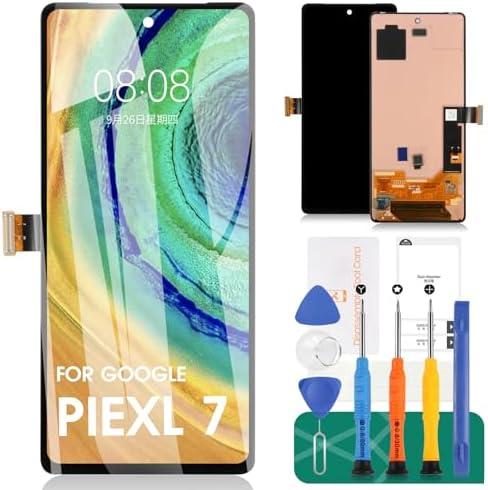 for Google Pixel 7 Screen Replacement for Google Pixel 7 LCD Digitizer Repair Kits for Google Pixel 7 GVU6C Display Touch Screen Assembly Replacement GQML3 Original