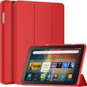 DJ&RPPQ Also for 8in Tabler Dual Angle Lightweight Trifold Stand,Bling Black (Bright red)