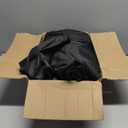 10L0L 2/4/4+2 Passenger Golf Cart Cover Upgrade Extended Roof, 600D Waterproof Snowproof Windproof Sunproof Durable Full Golf Cart Covers for Yamaha,EZGO,Club Car and Other (Classic Black)