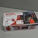 HiNADA Fuel Transfer Pump with Auto-Stop - Battery Power, Portable 3.2 GPM with 51'' Extra Long Hose, 3 Can Adapters & Leak Protection for Oil/Diesel/Gasoline Safe Transfer.