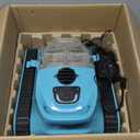 Robotic Pool Cleaner for Inground Pools Cordless Pool Vacuum Robot with Hook 180W Suction Auto Vacuums Wall Climbing Waterline Scrubbing Cleaning 150 Mins Long Battery Up to 2,000 sq.ft