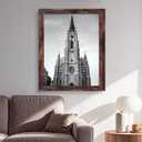 SESEAT 24x30 Picture Frame Brown, Poster Frames Wall Decor Hanging, 1 Pack