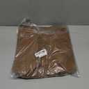 Soft artificial leather woven pattern fashionable women's backpack (brown)