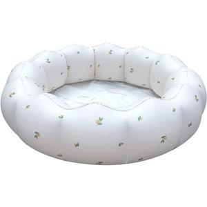 Inflatable Baby Pool, Portable Paddling Baby Swimming Pool, Toddlers for Ages 0-3 Years Girls and Boys, Indoor& Outdoor, Garden and Backyard Summer Water Party, 35.4x9.8 in(White)