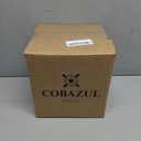 Mexican Pottery Planters - Talavera Planter - Succulent Pots - Ceramic Pots for Plants Indoor & Outdoor with Drainage Hole and Saucer - 4'' W x 4" H (Cobalt Blue-Small)