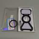 Metal Case for iPhone 17 Pro Max Case Frameless Military Grade Drop Protection [Compatible with MagSafe] with 360 Spin Ring Stand Slim Shockproof Cover for iPhone 17 Pro Max Black TJ