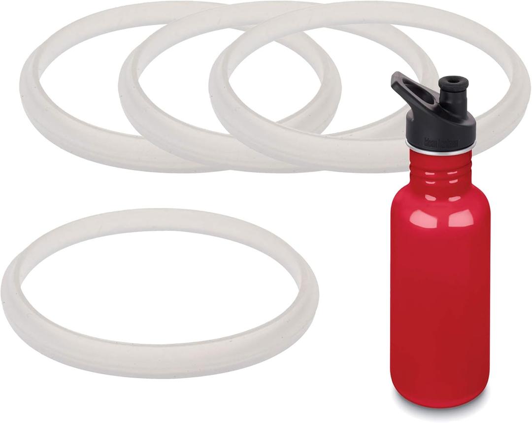 Impresa Compatible 4 Pack Gaskets/O-Rings for Klean Kanteen Classic Cap