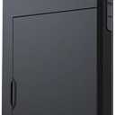 Wallet Case for iPhone 16 Pro Max/16 Pro/16 Plus/16, Slim Shockproof Anti-Fingerprint Phone Cover Hidden Card Holder (16 Pro,Black)