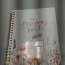 Christian Floral Spiral Notebook Journal for Women 5.5x8.3 Inch