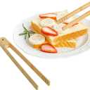 3 x Cooking Tongs,2Pcs Tongs for Cooking,11.8 Inchs Toaster Tongs with Anti-slip Design for Baking, Salad, BBQ and Party Serving(0.7 * 11.8inch)