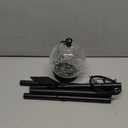 Garden Wind Chimes Outdoor, Solar Hanging Glass Ball Wind Chimes with 15 Blue LEDs 42 Inch Large with Unique Memorial Sympathy Wind Chime Outside Garden Decor as a Gift for Patio, Porch, Balcony