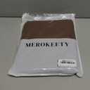 MEROKEETY Women's Off The Shoulder Short Sleeve Tops 2026 Summer Casual Going Out Trendy Y2k T Shirts (Medium, Brown)