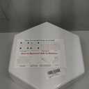 Cork Boards for Walls, Bulletin Board 12 Pack 13.8"x11.8"x0.35" Felt Wall Tiles with Safe Removable AdhesiveCork Boards for Office Felt Board Pin Board Tack Board Cork Tiles (Large Hexagon 12 Pack, White)