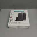 3 x SUANPOT for Samsung Galaxy A35 5G Wallet case with RFID Blocking Credit Card Holder,Flip Book PU Leather Protective Cover Women Men for Samsung A35 Phone case Rose Gold