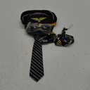 Keymall Kids Pilot Costume Accessories Set With Aviator Hat Sunglasses Tie Pin for Aviation Halloween Dress Up