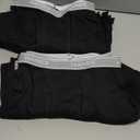 Hanes Men's Underwear Boxer Briefs Pack, Cool & Breathable Cotton Moisture-Wicking Underwear for Men, No Ride Up (Black - 12 Pack)