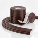 Baby Proofing Edge Corner Protector, 6.5 Ft Self - Adhesive Edge Protector for Baby, Soft NBR Rubber Foam Padding, Furniture, Sharp Edge Safety Corner Edge Bumper Guard-Brown