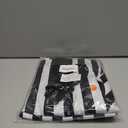 Black and White Striped Suit Scary Halloween Costumes for Women Men Horror Movie Halloween Outfits, L