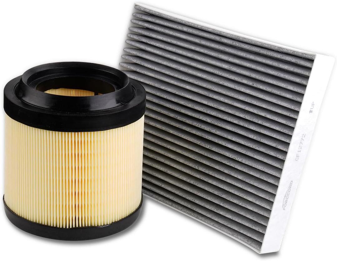 1Pcs Cabin Air Filter and 1Pcs Engine Air Filter Fit for Ford Bronco 2026 2025 2024 2023 2022 2021 2.3L 2.7L Cabin Filter Engine Air Filter Replacement Car Accessories (CF12772&MB3G-9601AA) 1Pcs Cabin Air Filter and 1Pcs Engine Air Filter Fit for Ford Bronco 2026 2025 2024 2023 2022 2021 2.3L 2.7L Cabin Filter Engine Air Filter Replacement Car Accessories (CF12772&MB3G-9601AA)