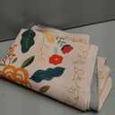 Office Chair Mat for Hardwood Floor 36"X 48" Office Rugs for Rolling Chairs Computer Desk Chair Non-Slip Boho Floral Protector Mats for Hard Floor & Tile Floor Decor (Beige Boho Flowers)