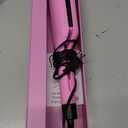 NONK Power Curling Iron Hair Crimper Waver, Ceramic Double Barrel Curling Wand, 1.25 Inch, Dual Voltage, Anti-Scald, Easy to Use, Hot Tools for Women, Pink, Gifts for Women