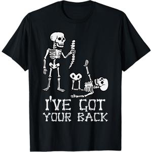 Halloween Skeletons Ive Got Your Back Costume Men Women Kids T-Shirt. Size L