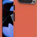 Mous for Google Pixel 9 Pro XL Case MagSafe Compatible - Super Thin - Magnetic Phone Cover - Hot Coral (Google Pixel 9 Pro XL, Hot Coral)