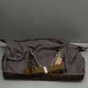 S-ZONE Duffle Bag for Travel Canvas Duffel Bag Carry on Weekender Bag for Men